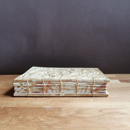 Journal Notebook - Ceramic hardback 80 pages handmade