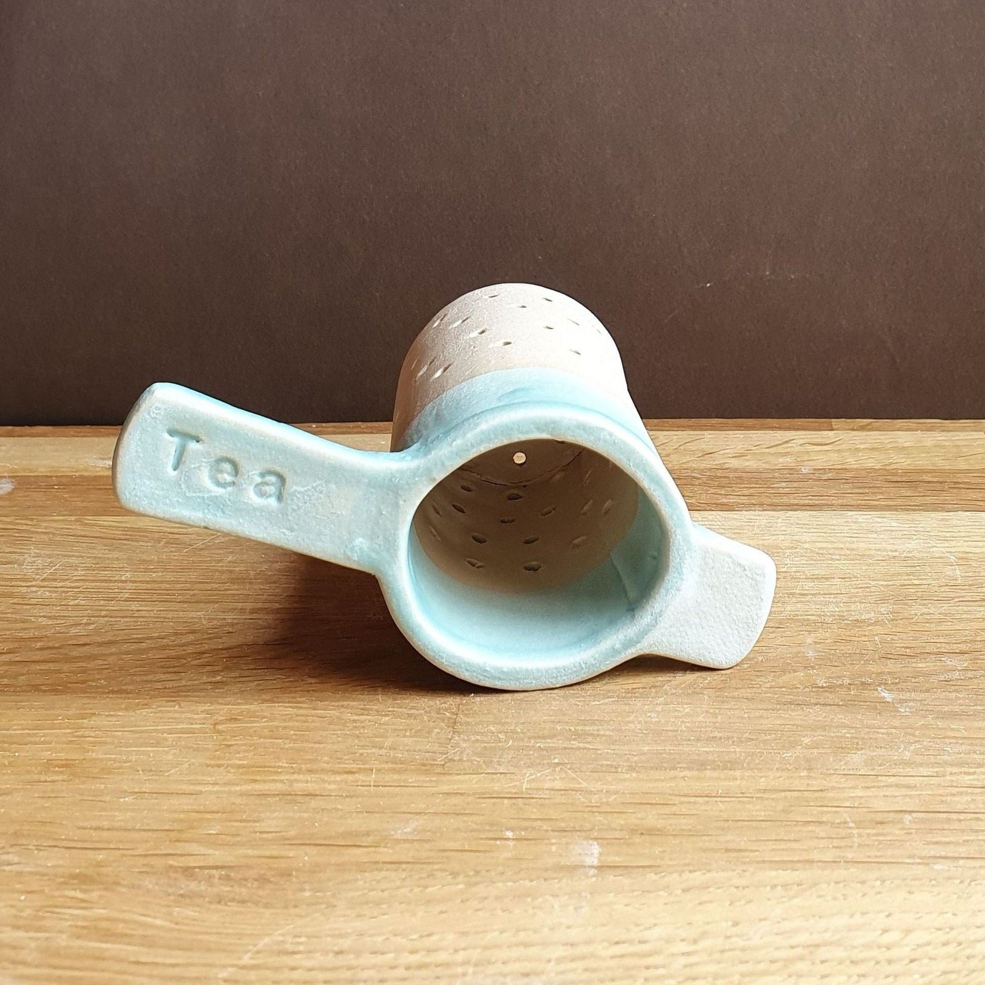 Handmade stoneware tea infuser