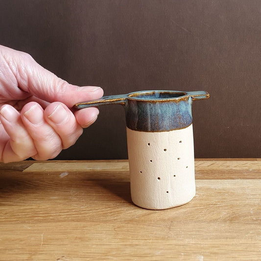 Handmade stoneware tea infuser