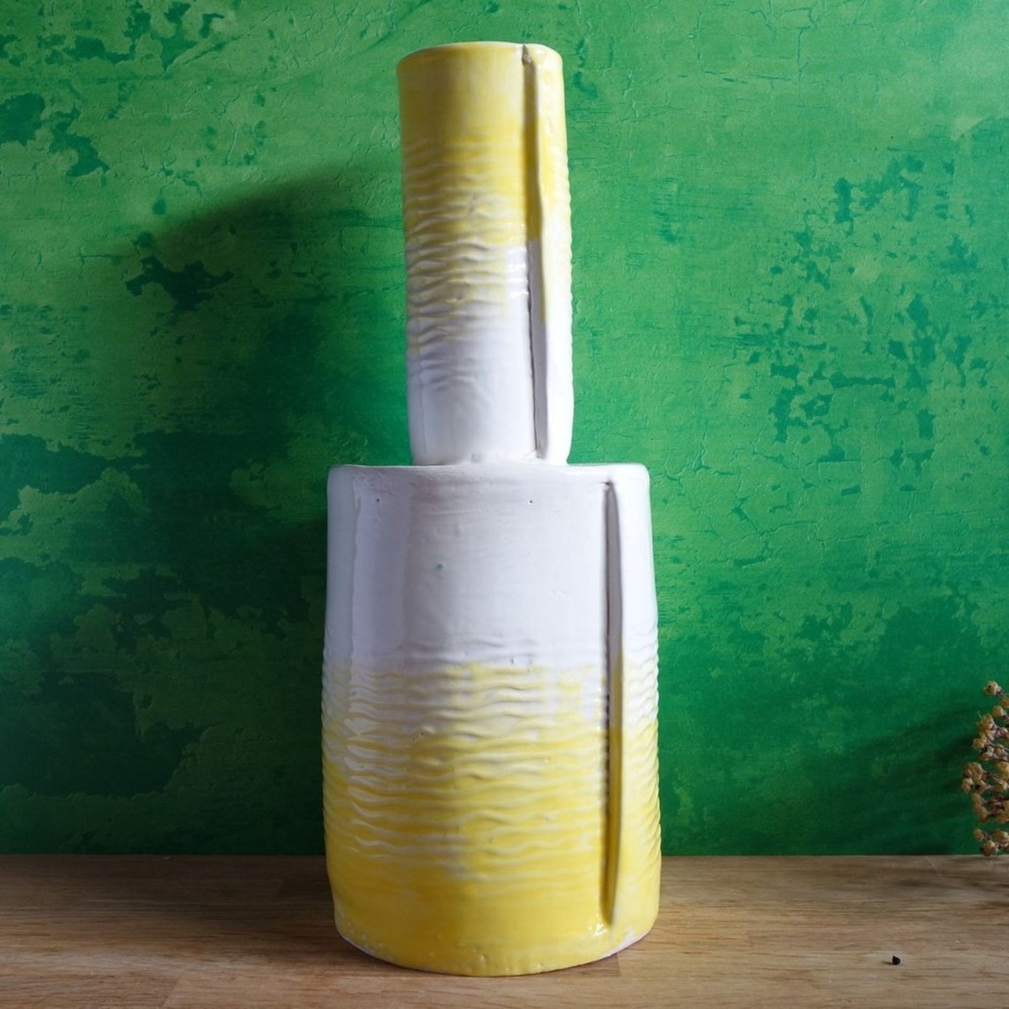 Bottle Jar, Handmade colourful ceramic pottery _image