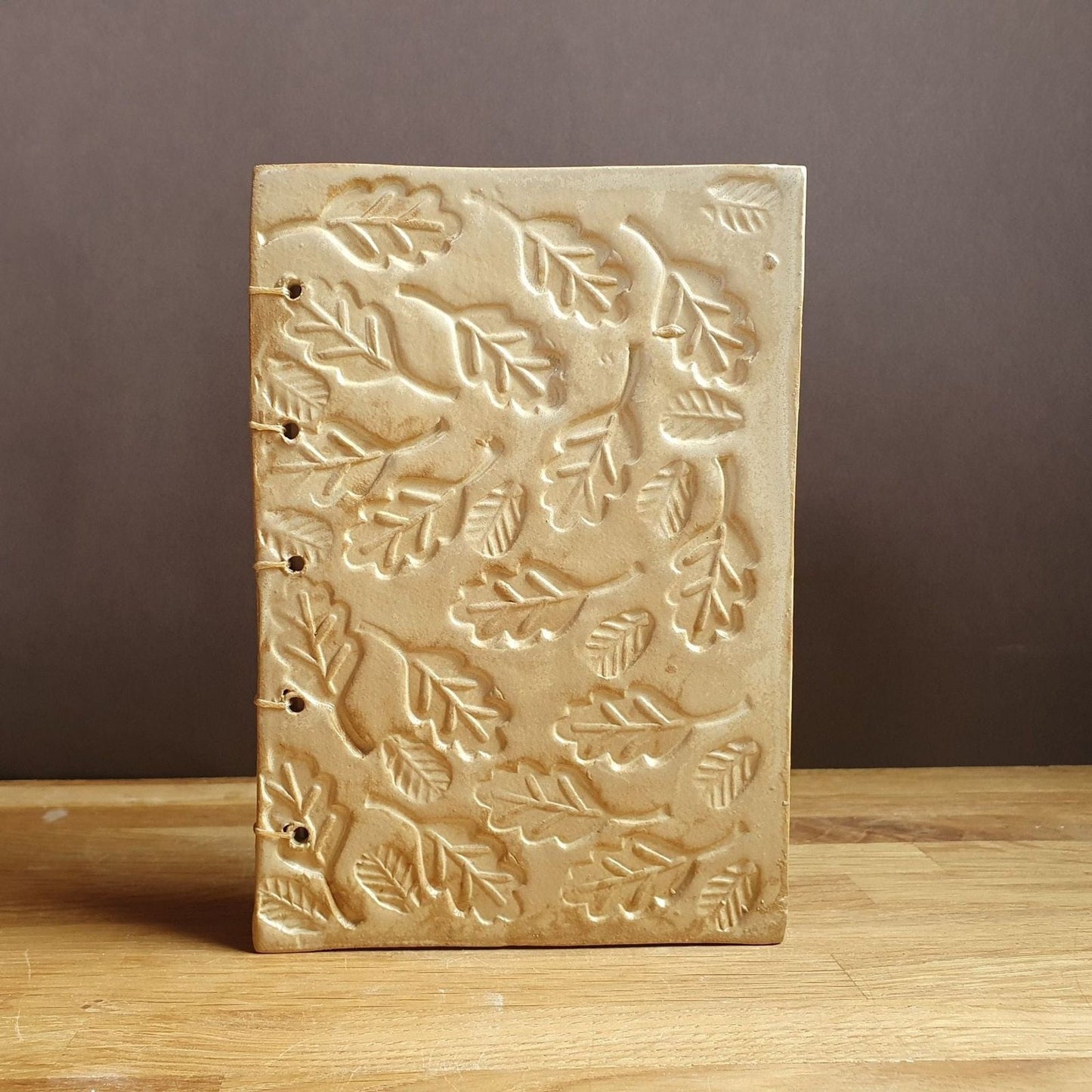 Journal Notebook - Ceramic hardback 80 pages handmade