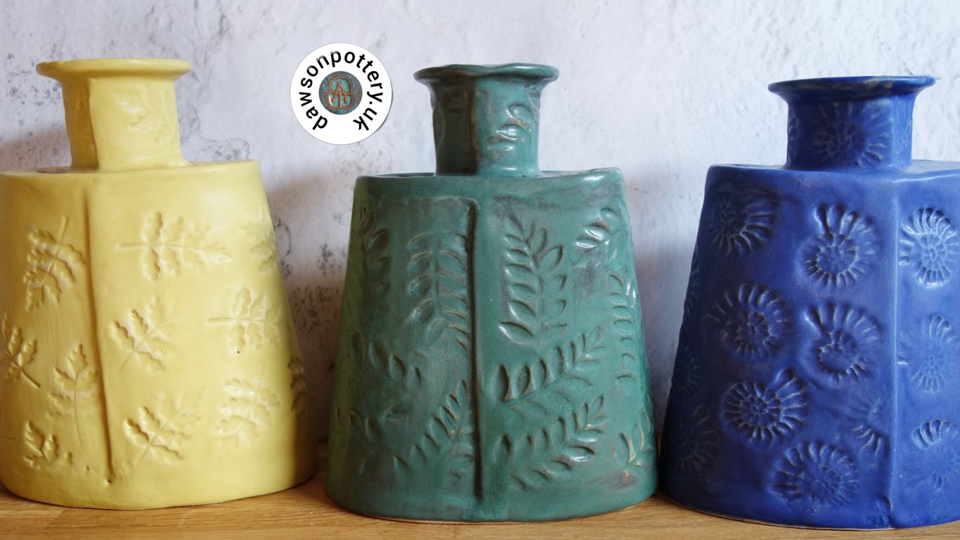 Handmade pottery in matte glaze 