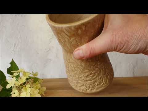 Handmade vase video