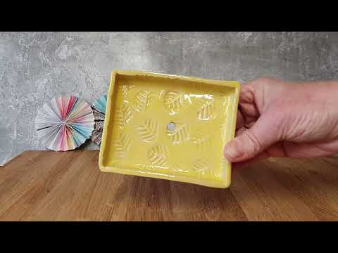 Yellow soap dish video 